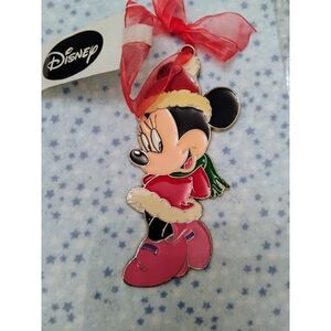 Disney Minnie Mouse Enamel Christmas Ornament